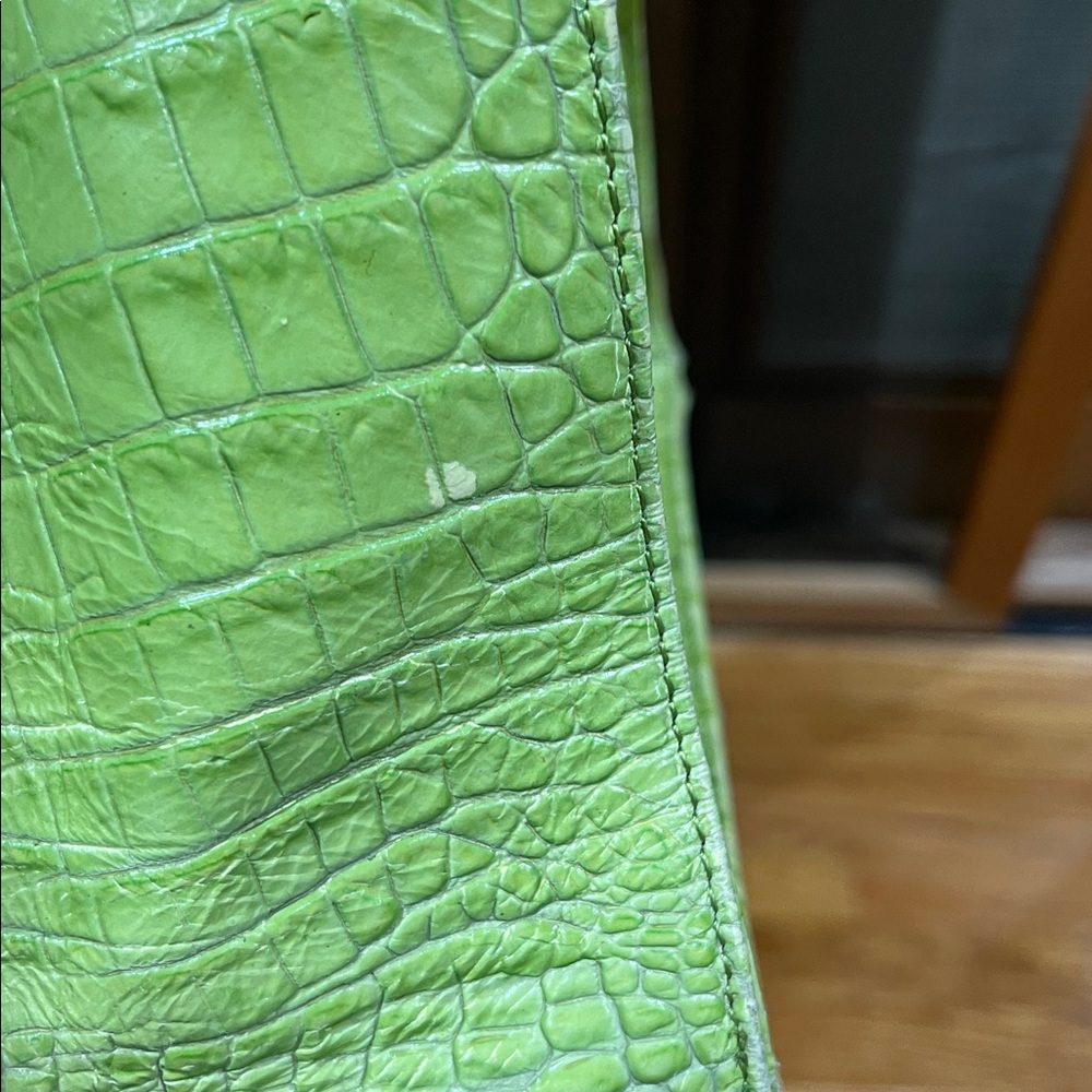 Brahmin lime green overnight bag - Picture 7 of 13